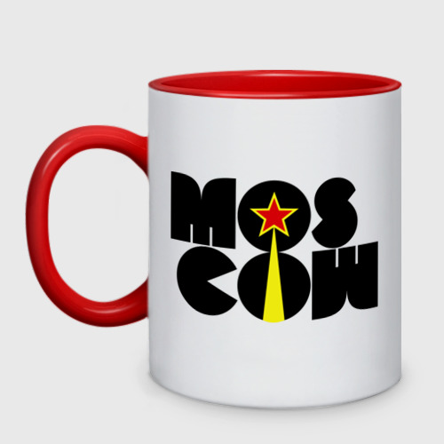 Кружка двухцветная Mos-Cow