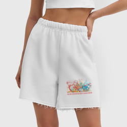 Женские шорты oversize футер хлопок Aliis inserviendo consumor - фото 2