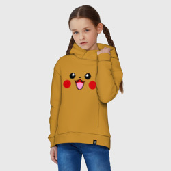 Детское худи Oversize хлопок Серый Pikachu - фото 2