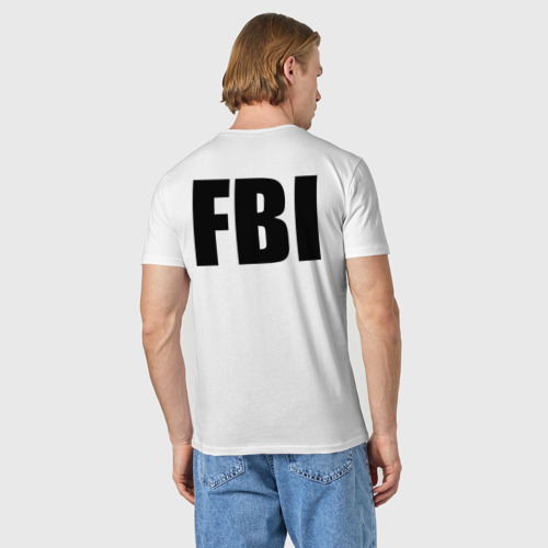 Мужская футболка хлопок FBI - пара - фото 4