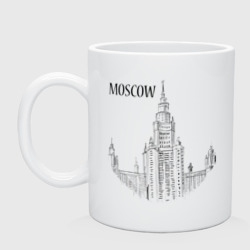 Кружка керамическая Moscow эскиз