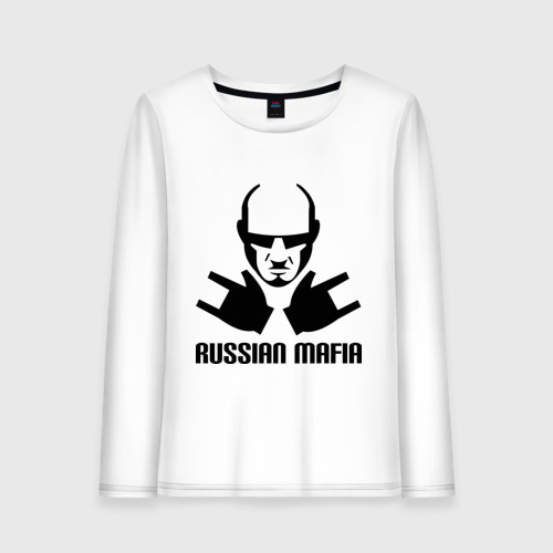 Женский лонгслив хлопок Russian mafia