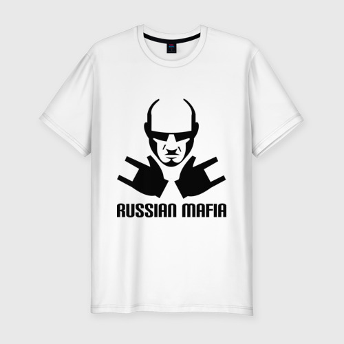 Мужская футболка хлопок Slim Russian mafia