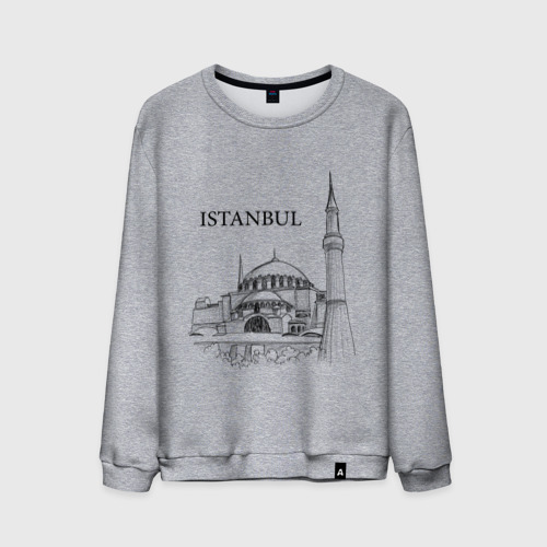 Мужской свитшот хлопок Istambul эскиз, цвет меланж