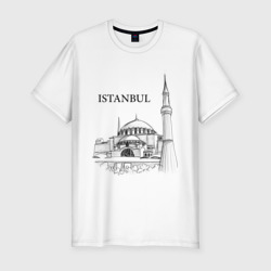 Istambul эскиз – Футболка приталенная из хлопка с принтом купить