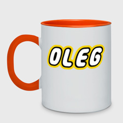 Кружка двухцветная Oleg