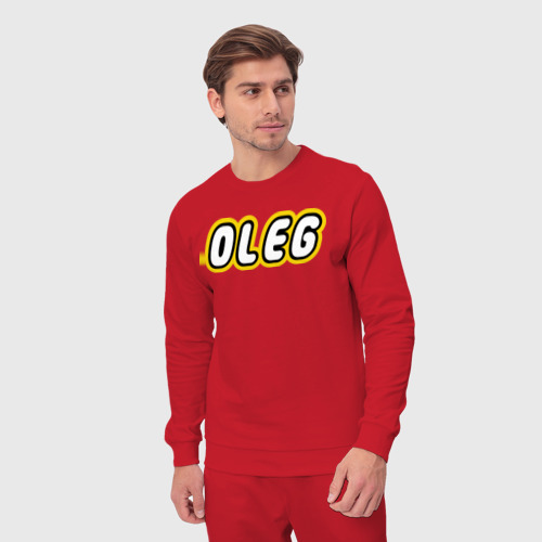 Мужской костюм хлопок Oleg, цвет красный - фото 5