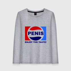 Женский лонгслив хлопок Penis - enjoy the taste