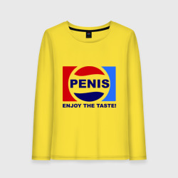 Женский лонгслив хлопок Penis - enjoy the taste