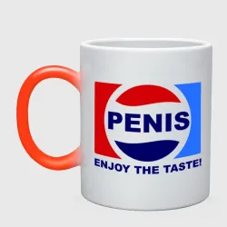 Кружка хамелеон Penis - enjoy the taste