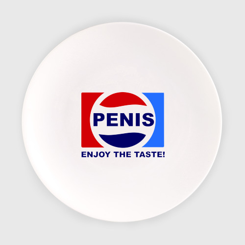 Тарелка Penis - enjoy the taste