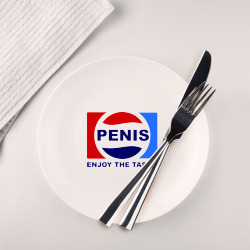 Тарелка Penis - enjoy the taste