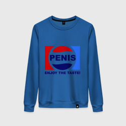 Женский свитшот хлопок Penis - enjoy the taste