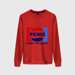 Женский свитшот хлопок Penis - enjoy the taste