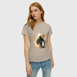 Женская футболка хлопок Герой Fallout - фото 2