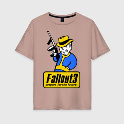 Женская футболка хлопок Oversize Fallout Man