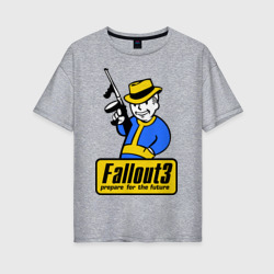 Женская футболка хлопок Oversize Fallout Man