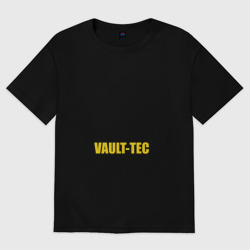 Женская футболка хлопок Oversize Fallout Vault-tec