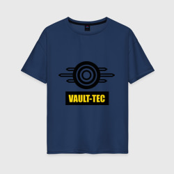 Женская футболка хлопок Oversize Fallout Vault-tec