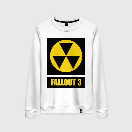 Женский свитшот хлопок Fallout Yellow logo Фото 01 Женский свитшот хлопок Fallout Yellow logo Фото 01