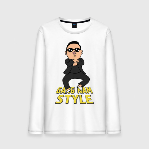 Мужской лонгслив хлопок Gangnam style real Фото 01 Мужской лонгслив хлопок Gangnam style real Фото 01