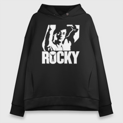 Женское худи Oversize хлопок Рокки Бальбоа Rocky