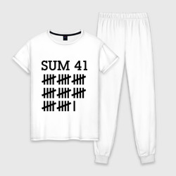 Женская пижама хлопок Sum 41 black