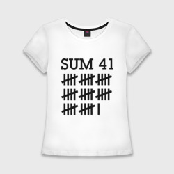 Женская футболка хлопок Slim Sum 41 black