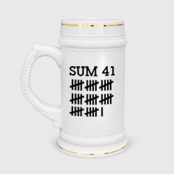 Кружка пивная Sum 41 black