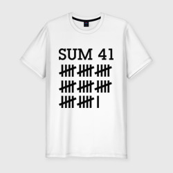 Мужская футболка хлопок Slim Sum 41 black