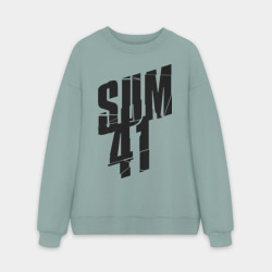 Мужской свитшот oversize без начеса хлопок Sum forty one
