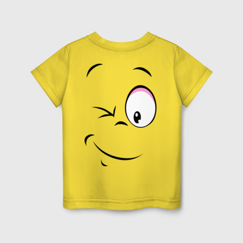Детская футболка хлопок Позитив со всех сторон, цвет желтый - фото 2