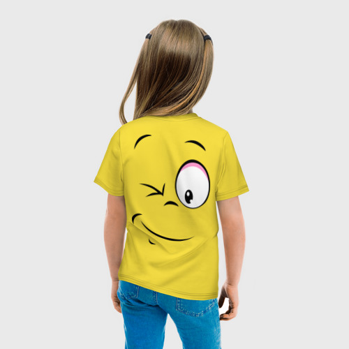 Детская футболка хлопок Позитив со всех сторон, цвет желтый - фото 6