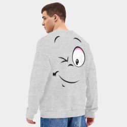 Мужской свитшот oversize без начеса хлопок Позитив со всех сторон - фото 2