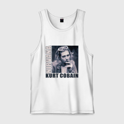 Мужская майка хлопок Nirvana - Kurt Cobain