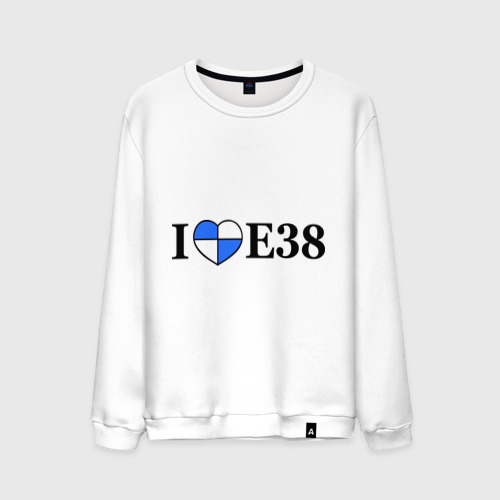 Мужской свитшот хлопок I love e38