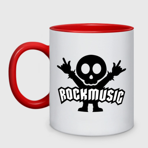 Кружка двухцветная Rockmusic