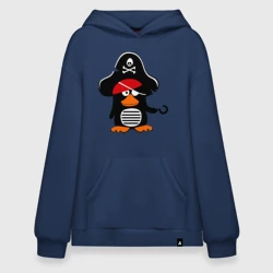 Худи SuperOversize хлопок Пингвин - тусовщик