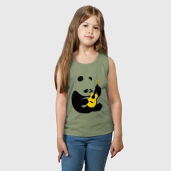 Детская майка хлопок Панда играет на гитаре - фото 2