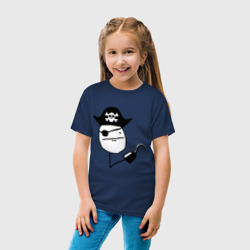 Детская футболка хлопок Покер Фейс пират - фото 2