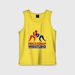 Детская майка хлопок Лого - борцы