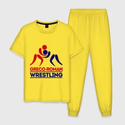 Мужская пижама хлопок Лого - борцы