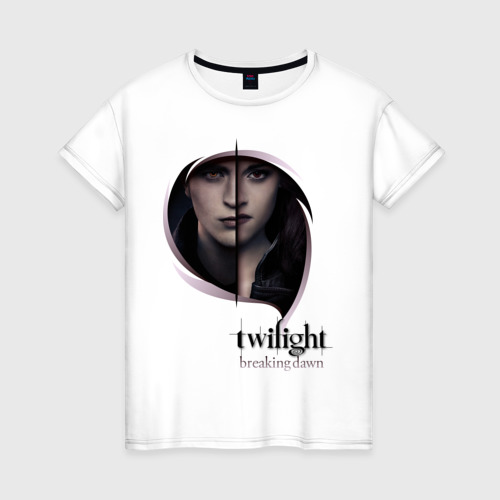 Женская футболка хлопок Twilight breaking down, цвет белый