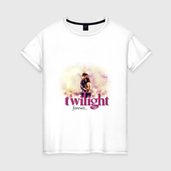 Женская футболка хлопок Twilight forever