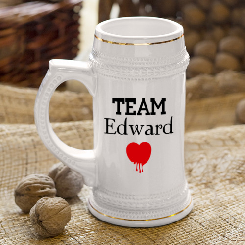 Кружка пивная Team Edvard heart - фото 4