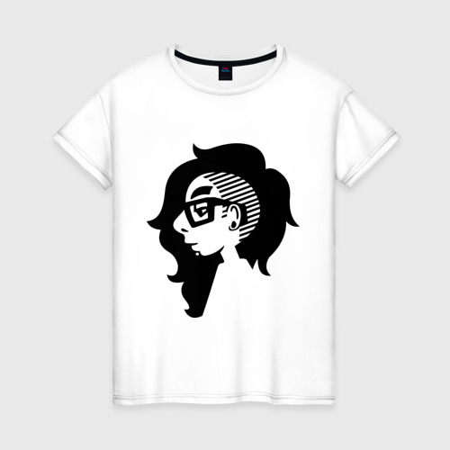 Женская футболка хлопок Skrillex, цвет белый