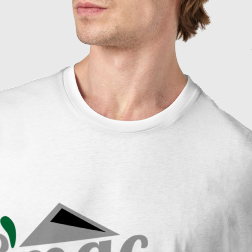 Мужская футболка хлопок Стас за Стаса горой, цвет белый - фото 6