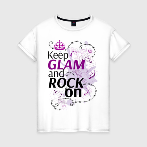 Женская футболка хлопок Keep Glam