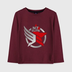 Детский лонгслив хлопок N7 Mass Effect
