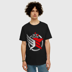 Мужская футболка хлопок Oversize N7 Mass Effect - фото 2